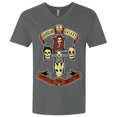 T-Shirts Heavy Metal / X-Small Appetite for Protection Men's Premium V-Neck