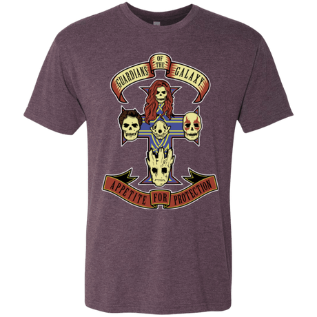 T-Shirts Vintage Purple / Small Appetite for Protection Men's Triblend T-Shirt