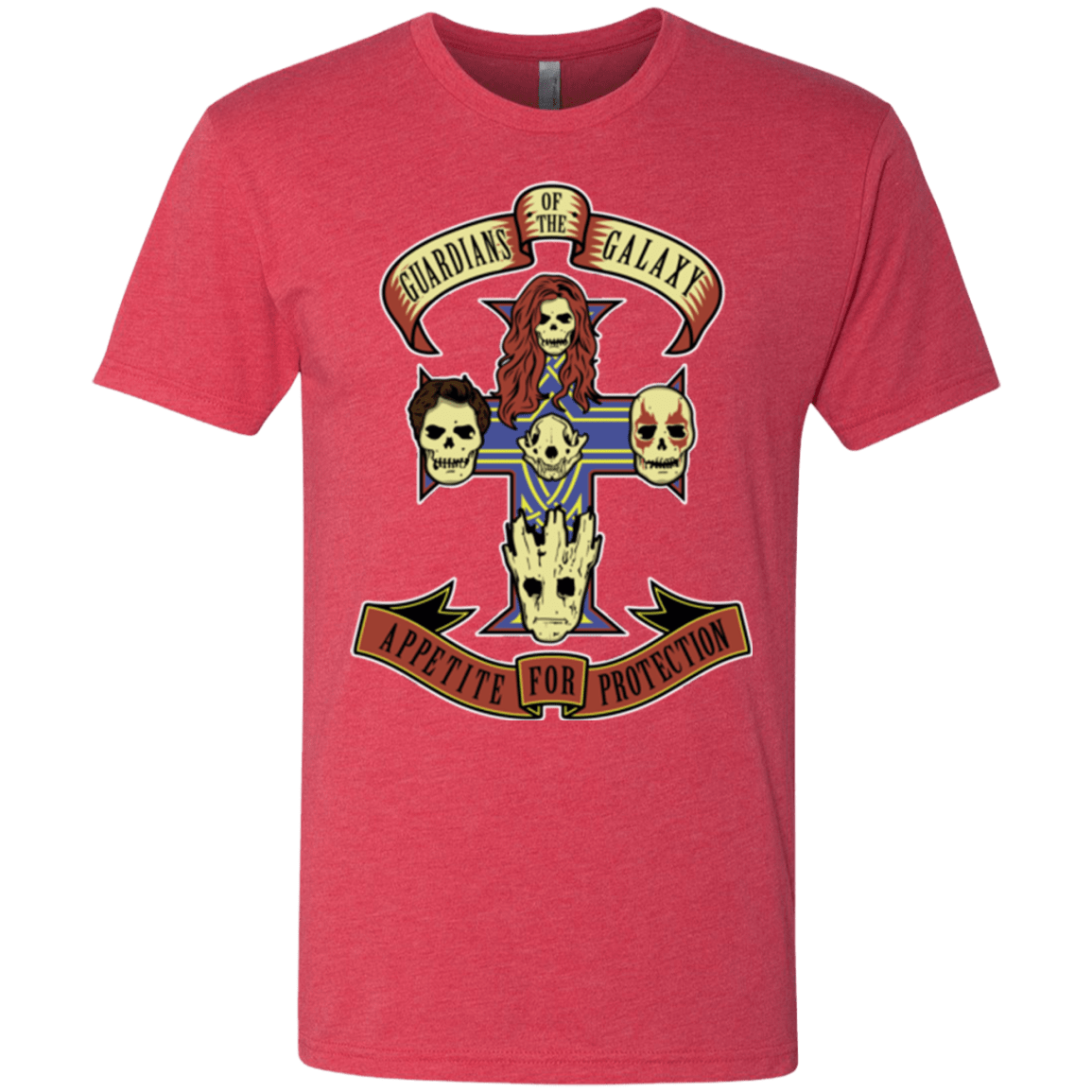 T-Shirts Vintage Red / Small Appetite for Protection Men's Triblend T-Shirt