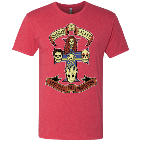 T-Shirts Vintage Red / Small Appetite for Protection Men's Triblend T-Shirt