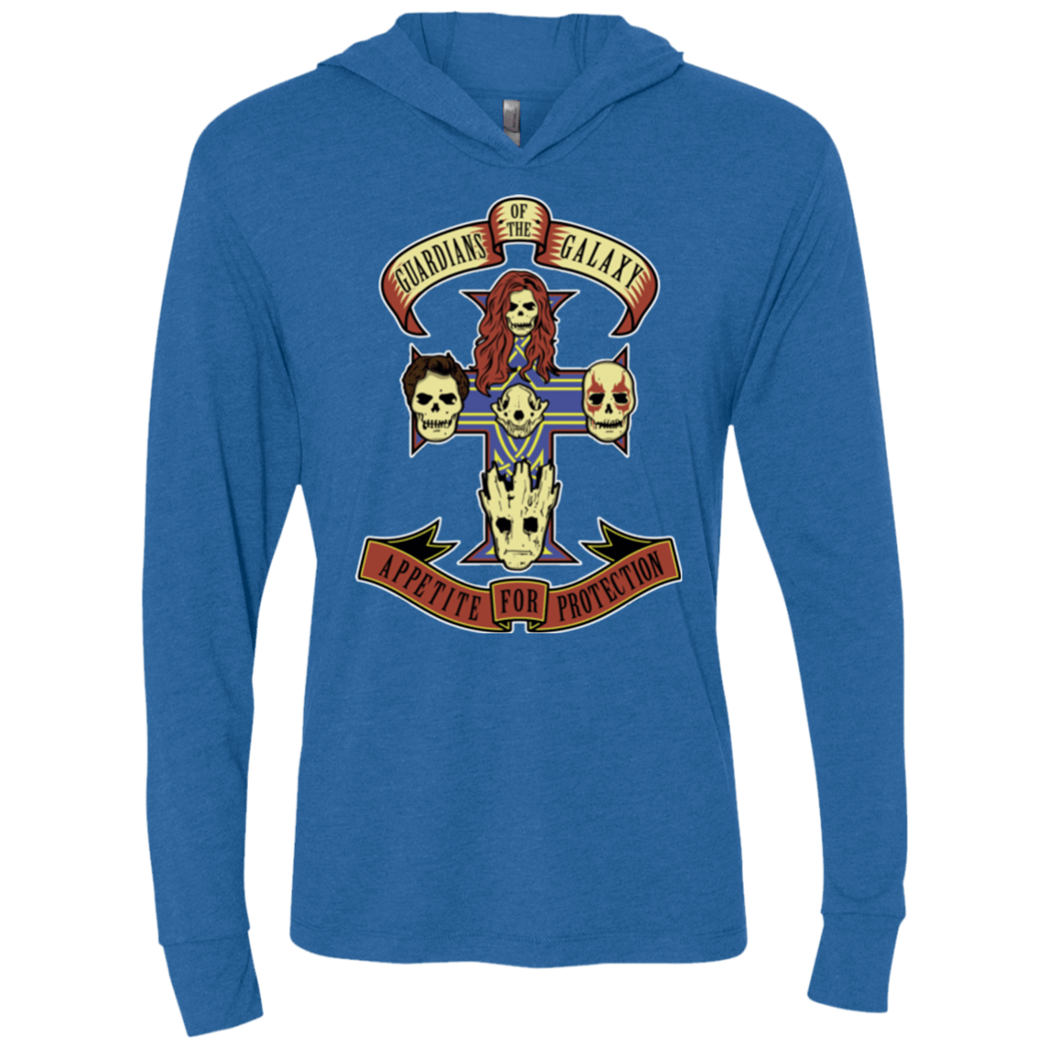 T-Shirts Vintage Royal / X-Small Appetite for Protection Triblend Long Sleeve Hoodie Tee