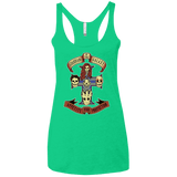 T-Shirts Envy / X-Small Appetite for Protection Women's Triblend Racerback Tank