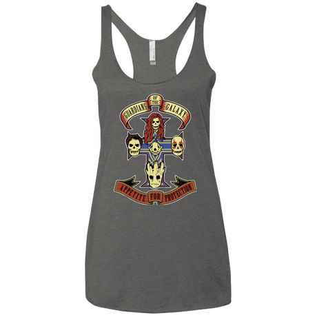T-Shirts Premium Heather / X-Small Appetite for Protection Women's Triblend Racerback Tank