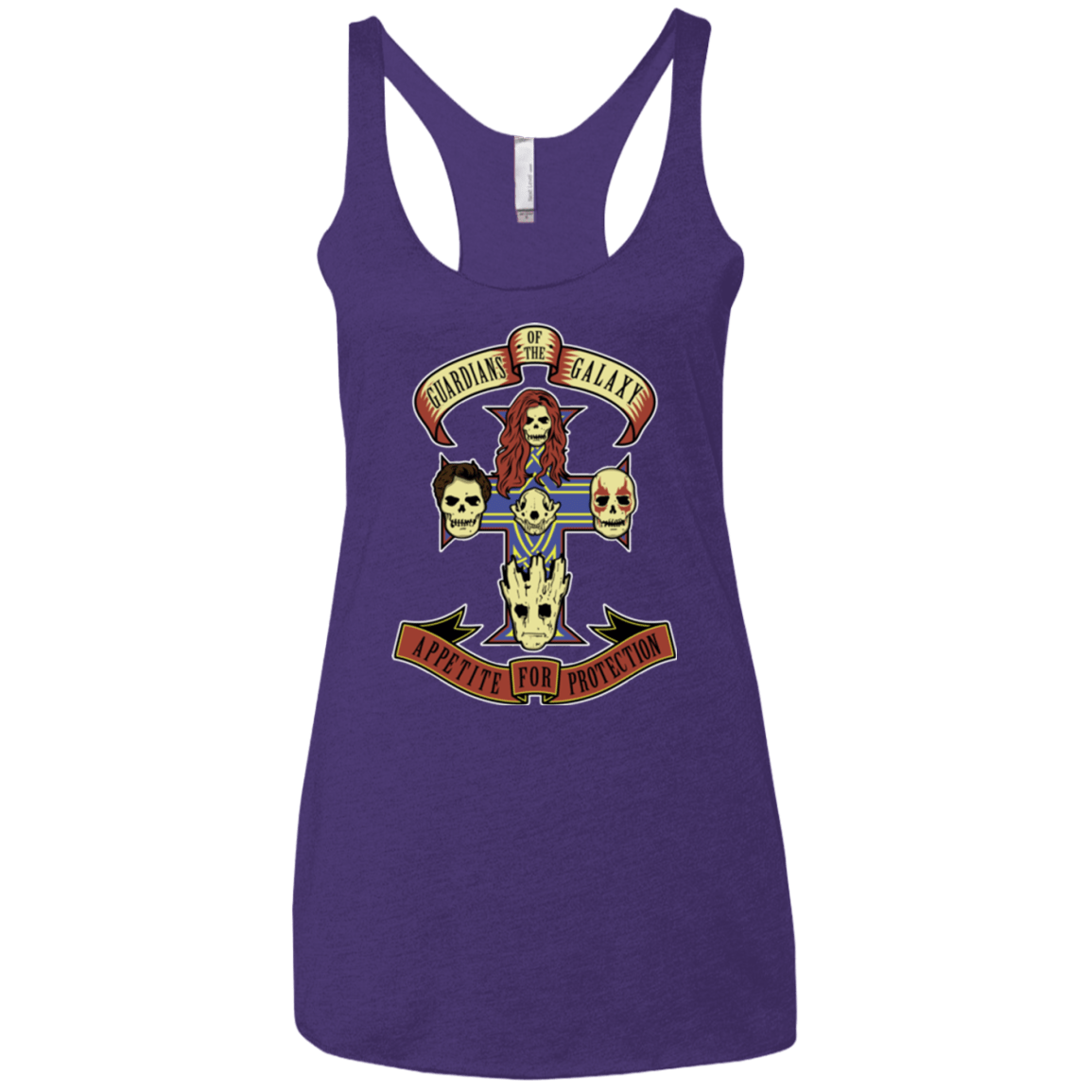 T-Shirts Purple / X-Small Appetite for Protection Women's Triblend Racerback Tank