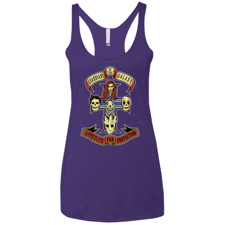 T-Shirts Purple / X-Small Appetite for Protection Women's Triblend Racerback Tank