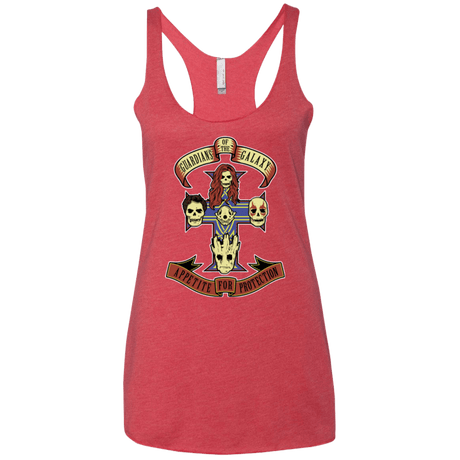 T-Shirts Vintage Red / X-Small Appetite for Protection Women's Triblend Racerback Tank