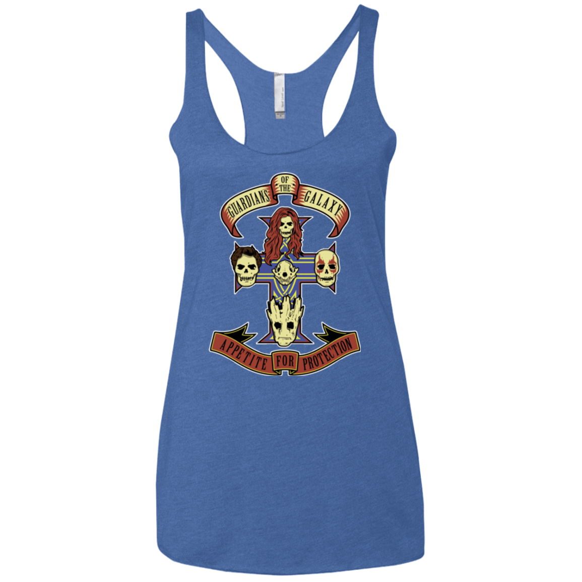 T-Shirts Vintage Royal / X-Small Appetite for Protection Women's Triblend Racerback Tank