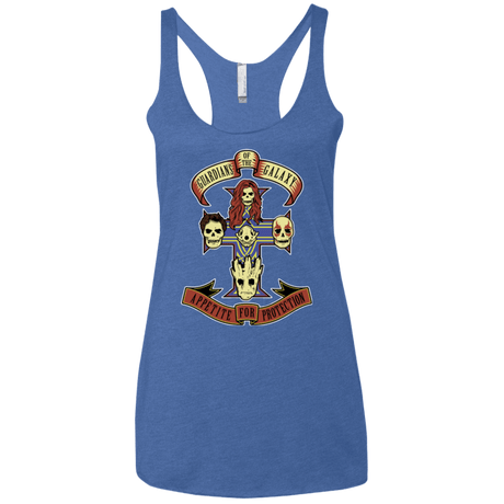 T-Shirts Vintage Royal / X-Small Appetite for Protection Women's Triblend Racerback Tank