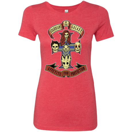 T-Shirts Vintage Red / Small Appetite for Protection Women's Triblend T-Shirt