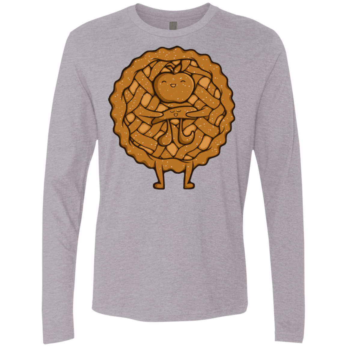 T-Shirts Heather Grey / Small Apple Pie Men's Premium Long Sleeve