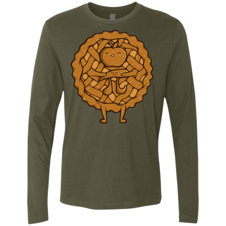 T-Shirts Military Green / Small Apple Pie Men's Premium Long Sleeve