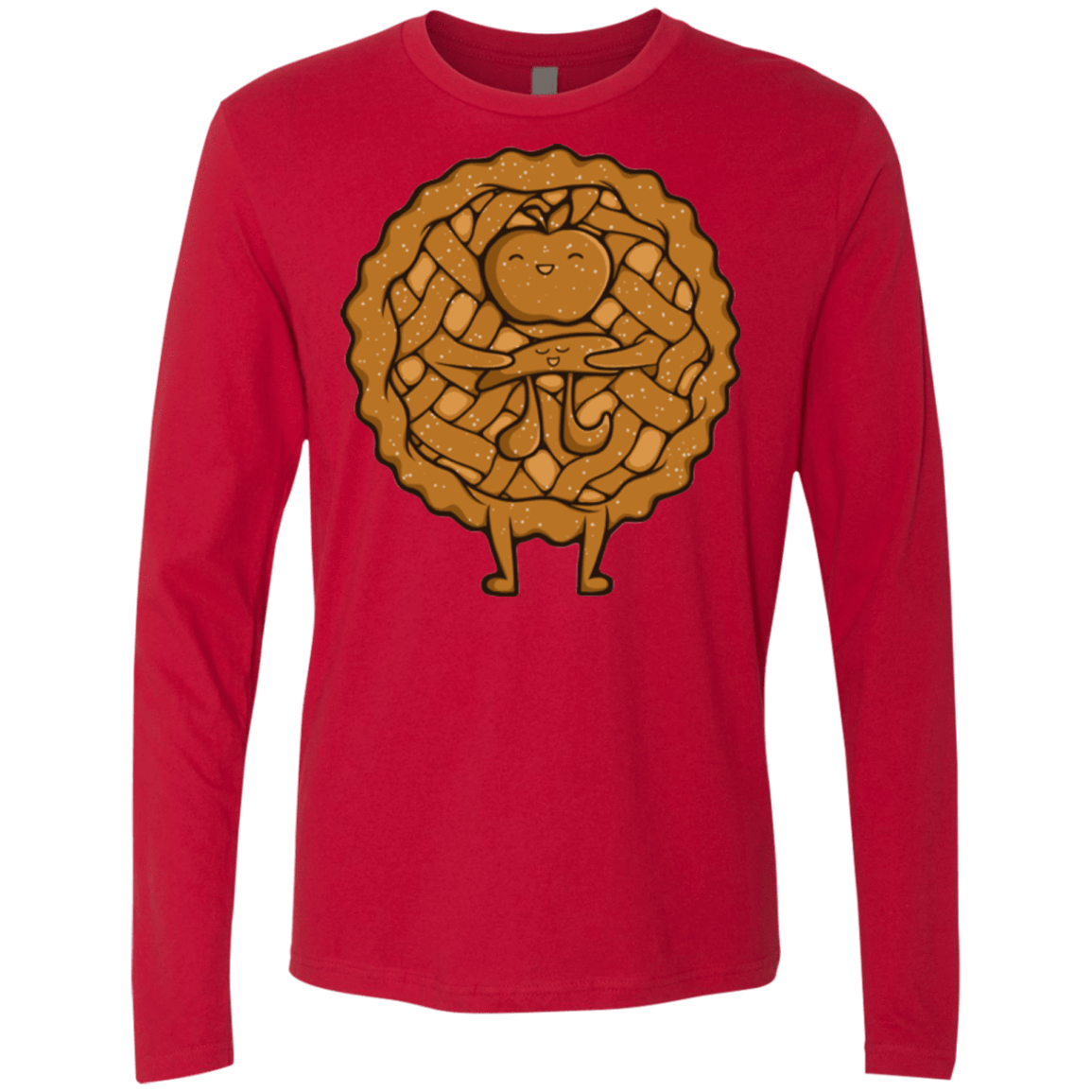 T-Shirts Red / Small Apple Pie Men's Premium Long Sleeve