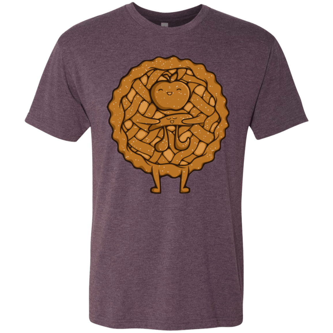 T-Shirts Vintage Purple / Small Apple Pie Men's Triblend T-Shirt