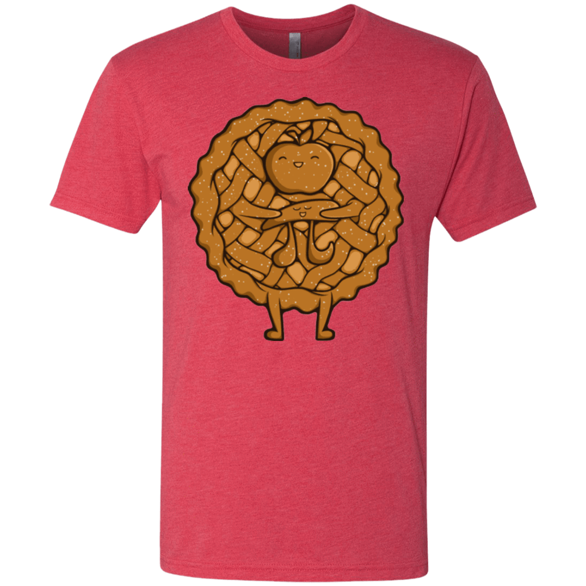 T-Shirts Vintage Red / Small Apple Pie Men's Triblend T-Shirt