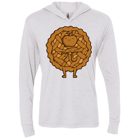 T-Shirts Heather White / X-Small Apple Pie Triblend Long Sleeve Hoodie Tee