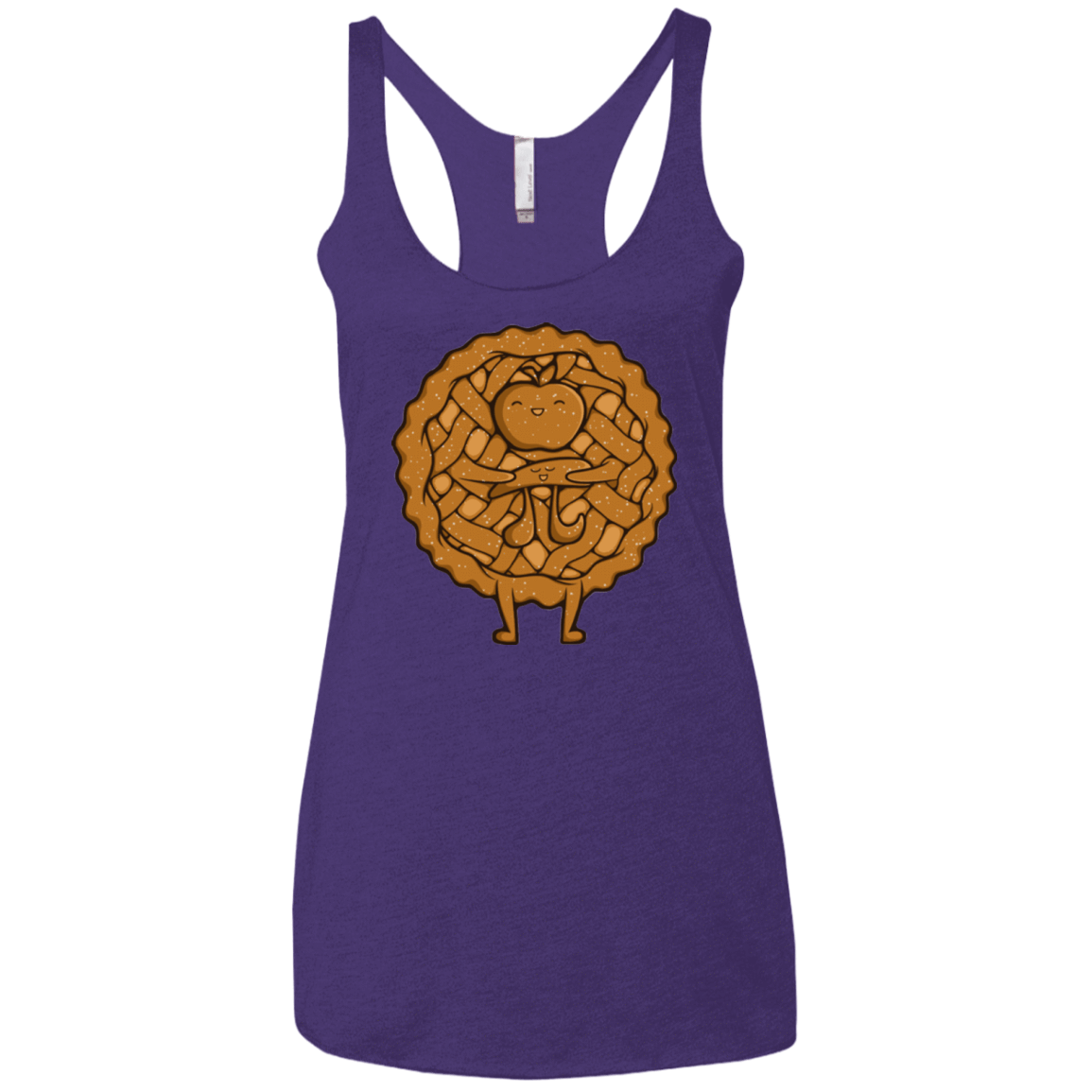 T-Shirts Purple / X-Small Apple Pie Women's Triblend Racerback Tank