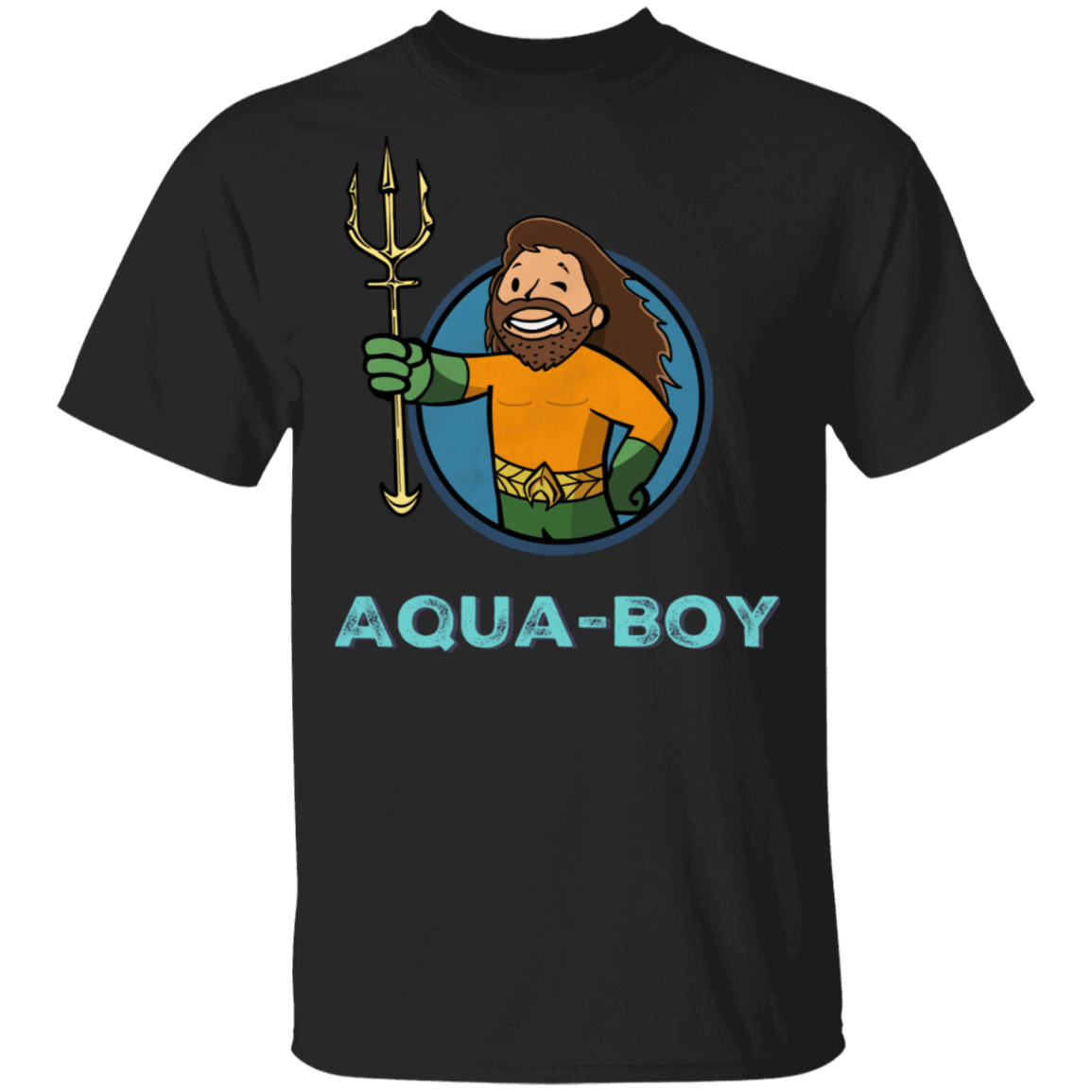 T-Shirts Black / S Aqua Boy T-Shirt