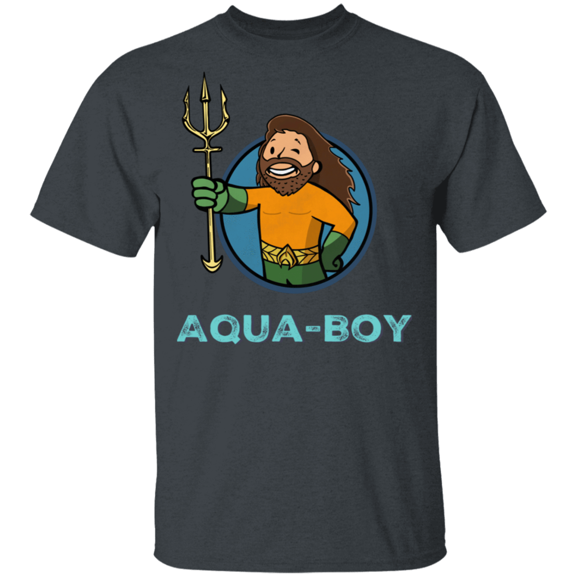 T-Shirts Dark Heather / S Aqua Boy T-Shirt