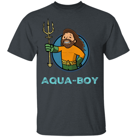T-Shirts Dark Heather / YXS Aqua Boy Youth T-Shirt