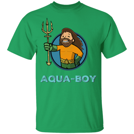 T-Shirts Irish Green / YXS Aqua Boy Youth T-Shirt
