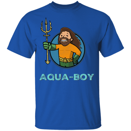 T-Shirts Royal / YXS Aqua Boy Youth T-Shirt