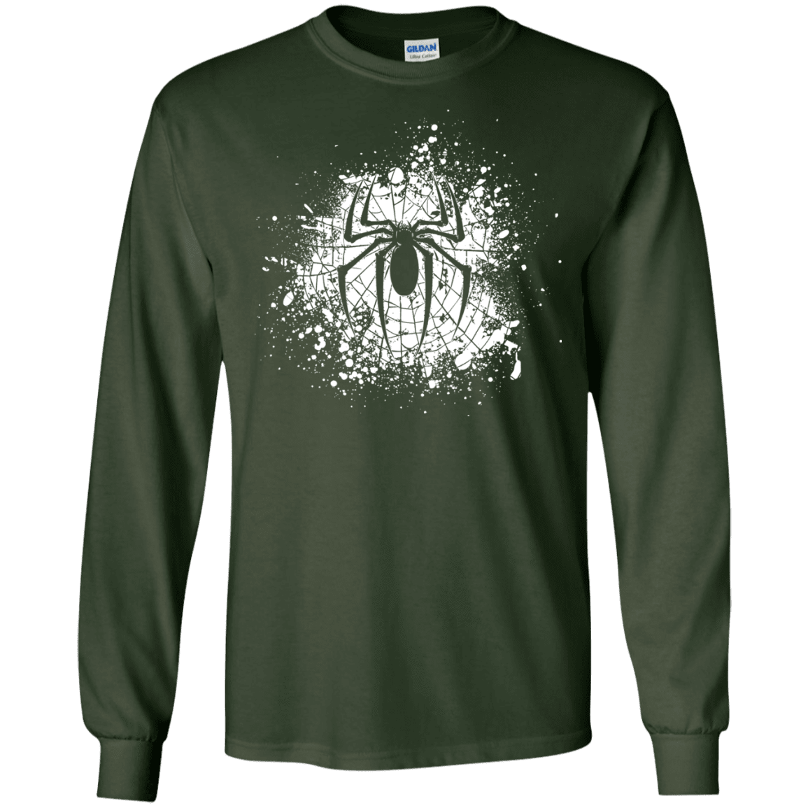 T-Shirts Forest Green / S Arachnophobia Men's Long Sleeve T-Shirt