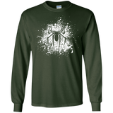 T-Shirts Forest Green / S Arachnophobia Men's Long Sleeve T-Shirt