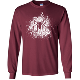 T-Shirts Maroon / S Arachnophobia Men's Long Sleeve T-Shirt