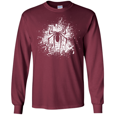 T-Shirts Maroon / S Arachnophobia Men's Long Sleeve T-Shirt