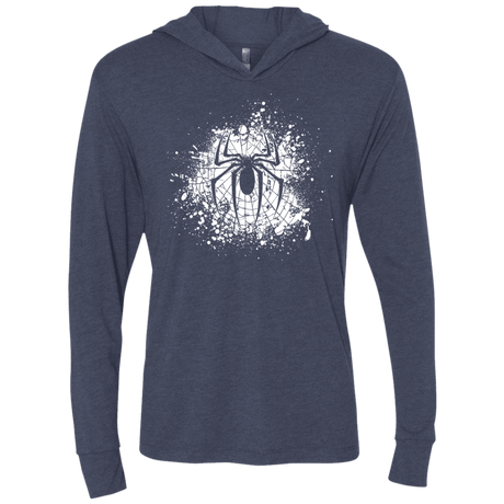 T-Shirts Vintage Navy / X-Small Arachnophobia Triblend Long Sleeve Hoodie Tee