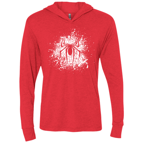 T-Shirts Vintage Red / X-Small Arachnophobia Triblend Long Sleeve Hoodie Tee
