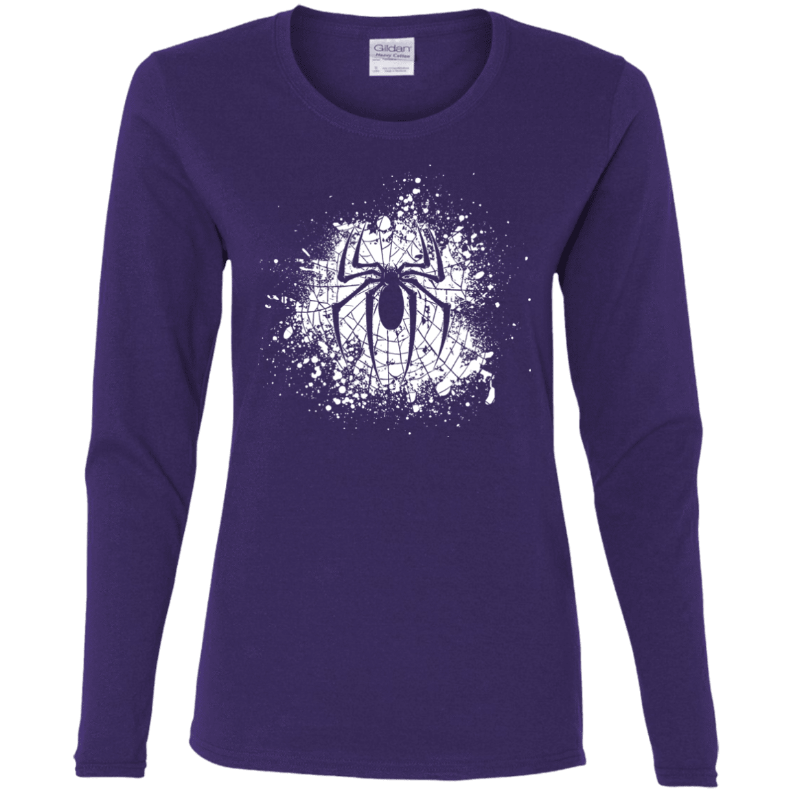 T-Shirts Purple / S Arachnophobia Women's Long Sleeve T-Shirt
