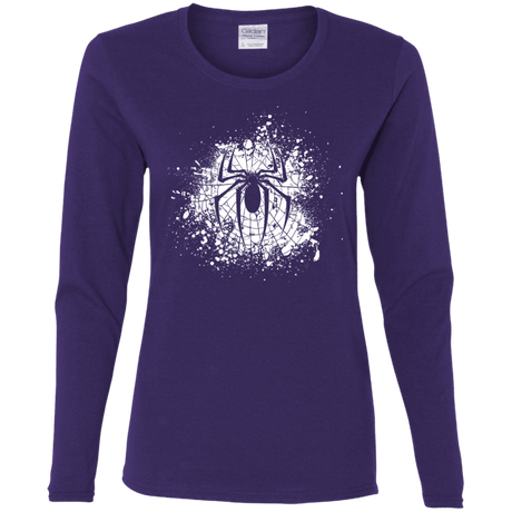 T-Shirts Purple / S Arachnophobia Women's Long Sleeve T-Shirt