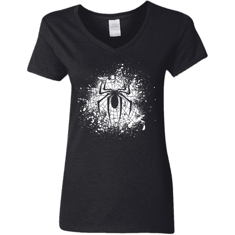 T-Shirts Black / S Arachnophobia Women's V-Neck T-Shirt