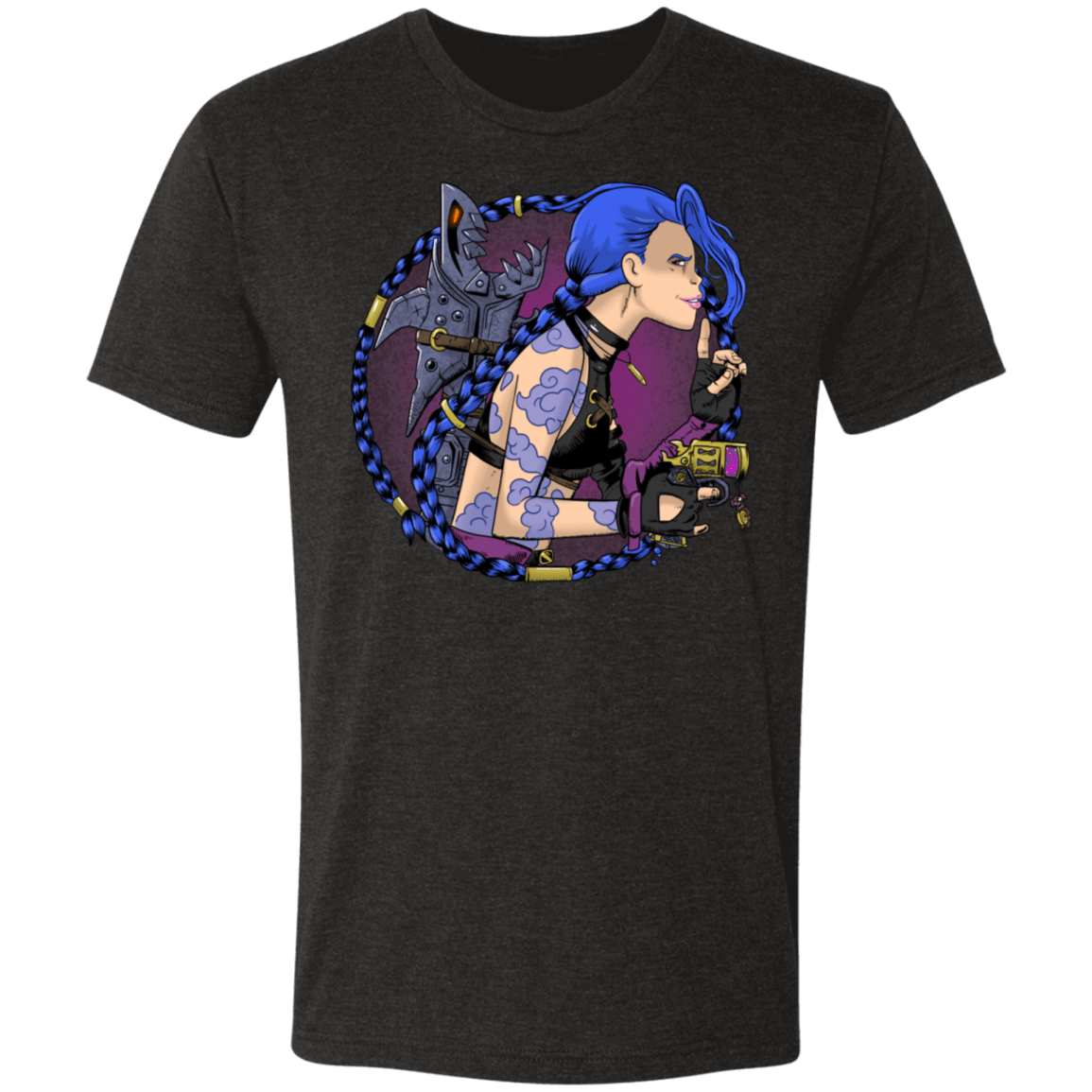 T-Shirts Vintage Black / S Arcane Girl Men's Triblend T-Shirt