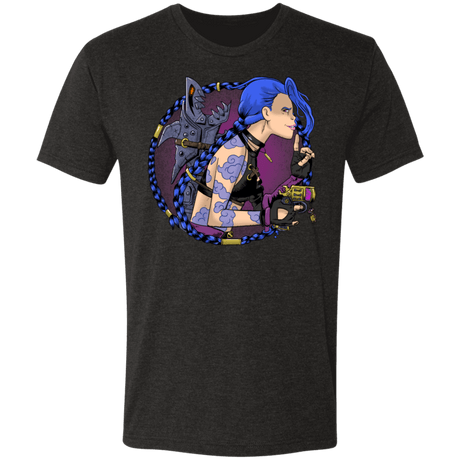 T-Shirts Vintage Black / S Arcane Girl Men's Triblend T-Shirt