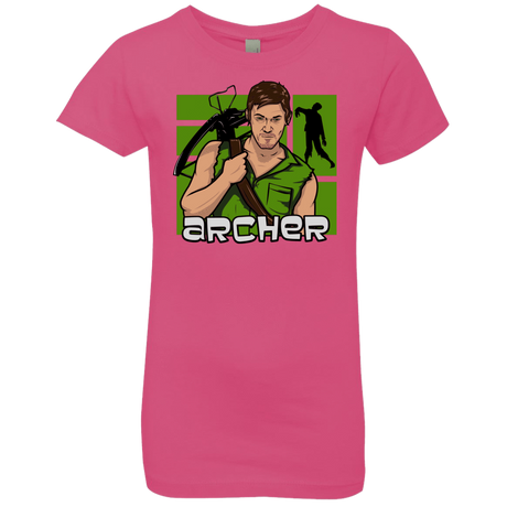 T-Shirts Hot Pink / YXS Archer Girls Premium T-Shirt