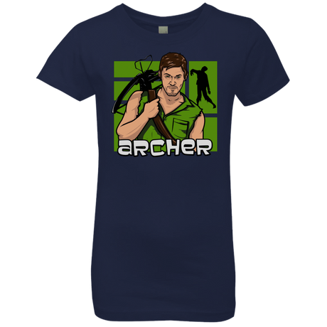 T-Shirts Midnight Navy / YXS Archer Girls Premium T-Shirt