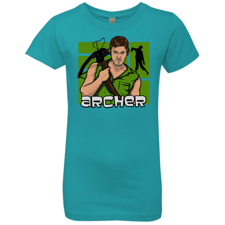 T-Shirts Tahiti Blue / YXS Archer Girls Premium T-Shirt