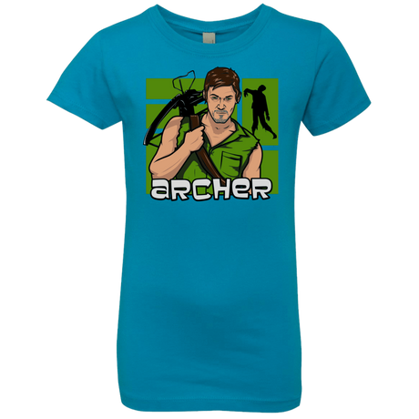 T-Shirts Turquoise / YXS Archer Girls Premium T-Shirt