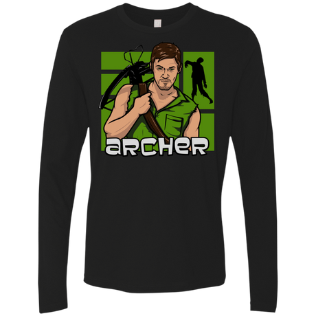 T-Shirts Black / Small Archer Men's Premium Long Sleeve