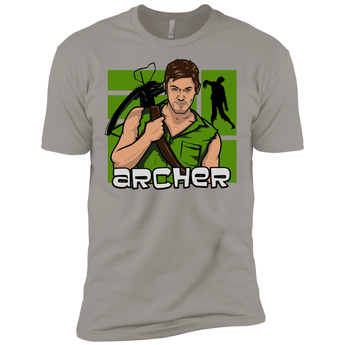 T-Shirts Light Grey / X-Small Archer Men's Premium T-Shirt