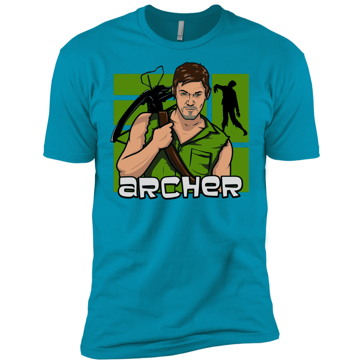 T-Shirts Turquoise / X-Small Archer Men's Premium T-Shirt