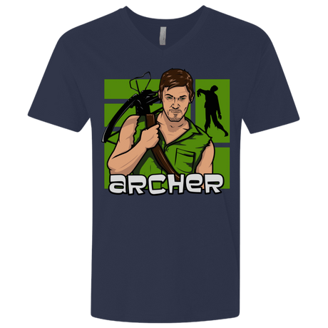 T-Shirts Midnight Navy / X-Small Archer Men's Premium V-Neck