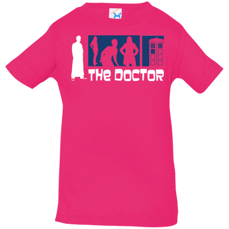 T-Shirts Hot Pink / 6 Months Archer the Doctor Infant Premium T-Shirt