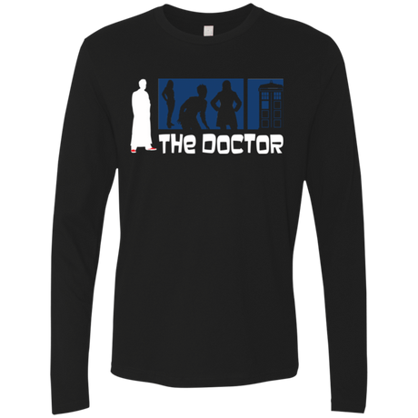 T-Shirts Black / Small Archer the Doctor Men's Premium Long Sleeve