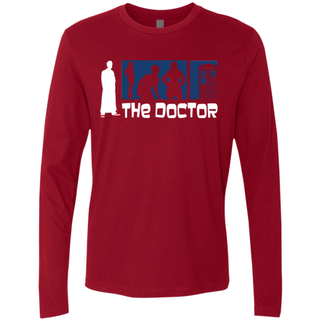 T-Shirts Cardinal / Small Archer the Doctor Men's Premium Long Sleeve