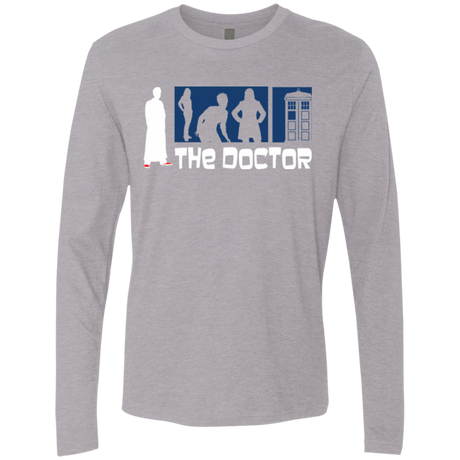 T-Shirts Heather Grey / Small Archer the Doctor Men's Premium Long Sleeve