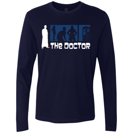 T-Shirts Midnight Navy / Small Archer the Doctor Men's Premium Long Sleeve