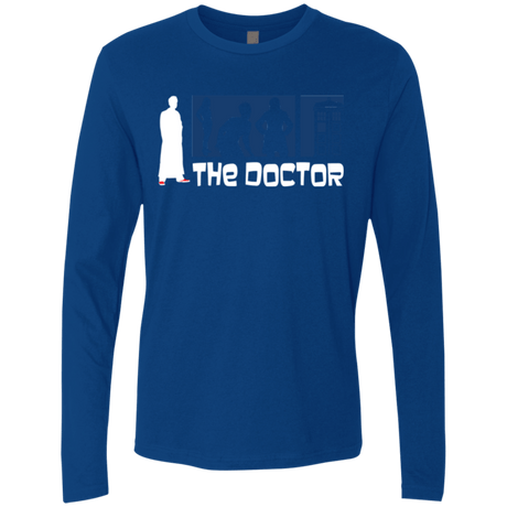 T-Shirts Royal / Small Archer the Doctor Men's Premium Long Sleeve
